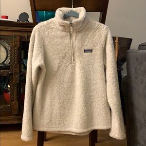 Patagonia Los Gatos 1/4 Zip Fleece; Ivory